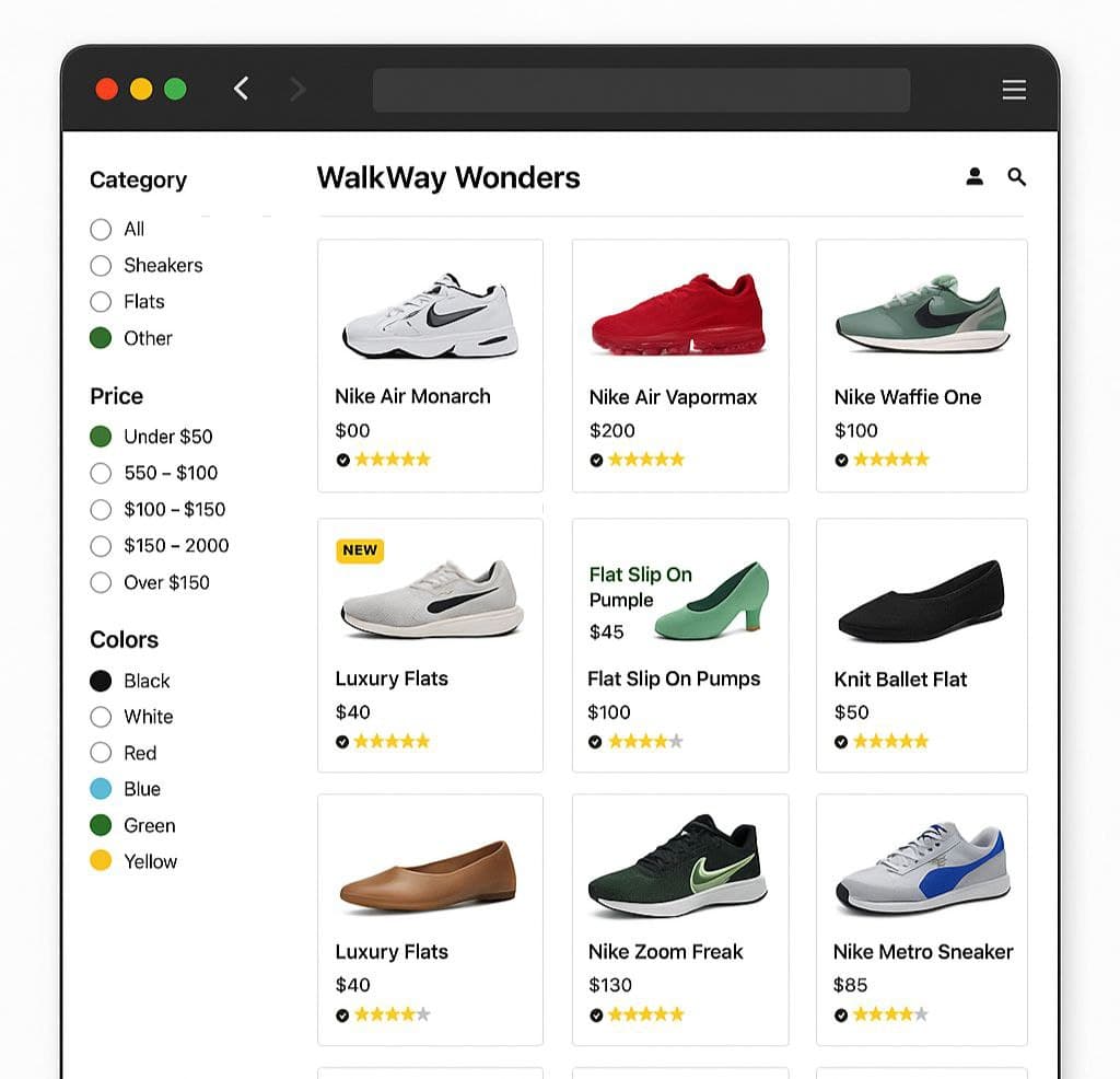 Walway wonders Shoecart